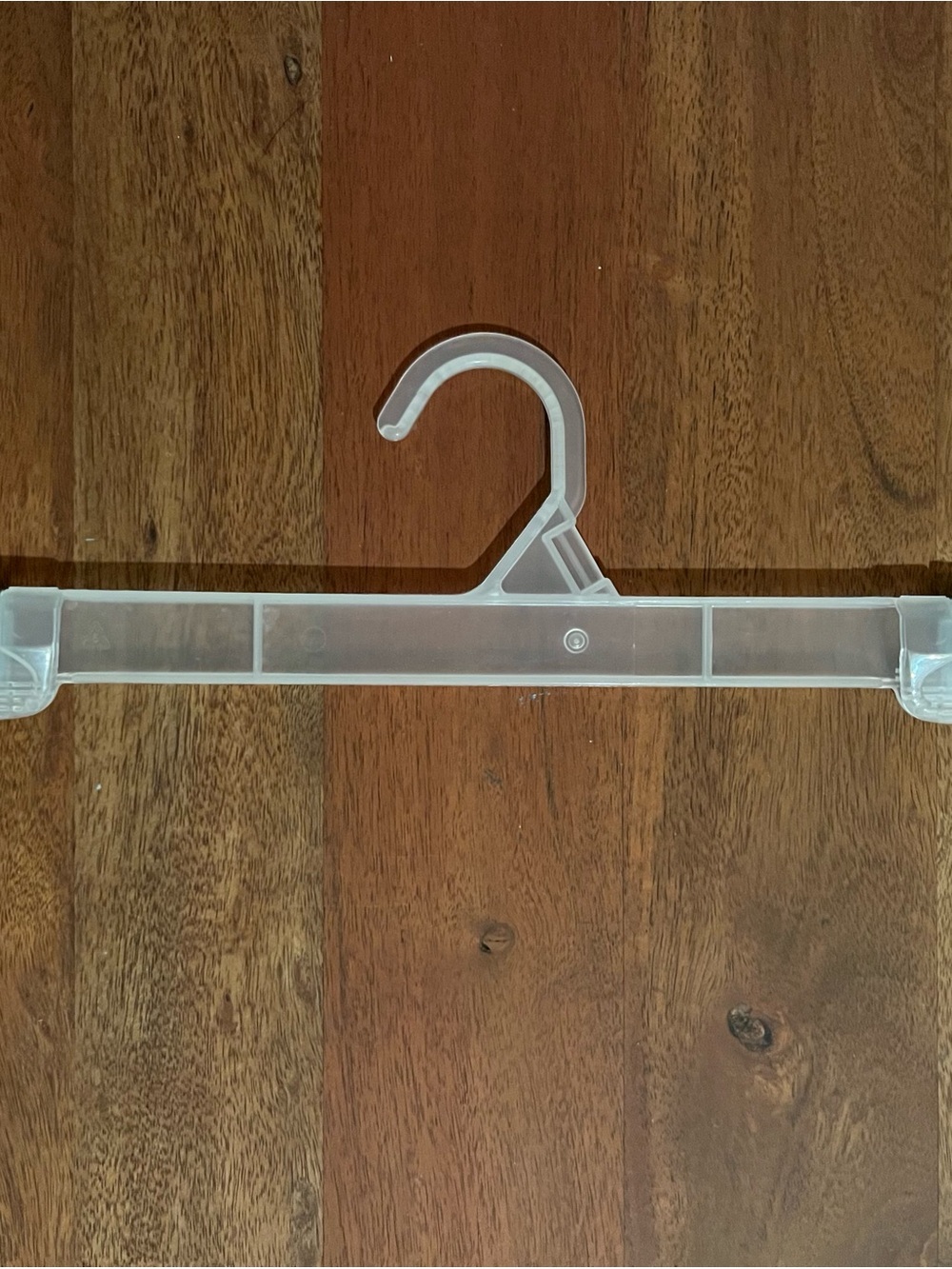 15 pack Clear Plastic Clip Hanger - Transparent